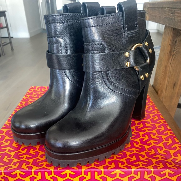 Tory Burch Shoes - Black leather GORGEOUS BOOTS!